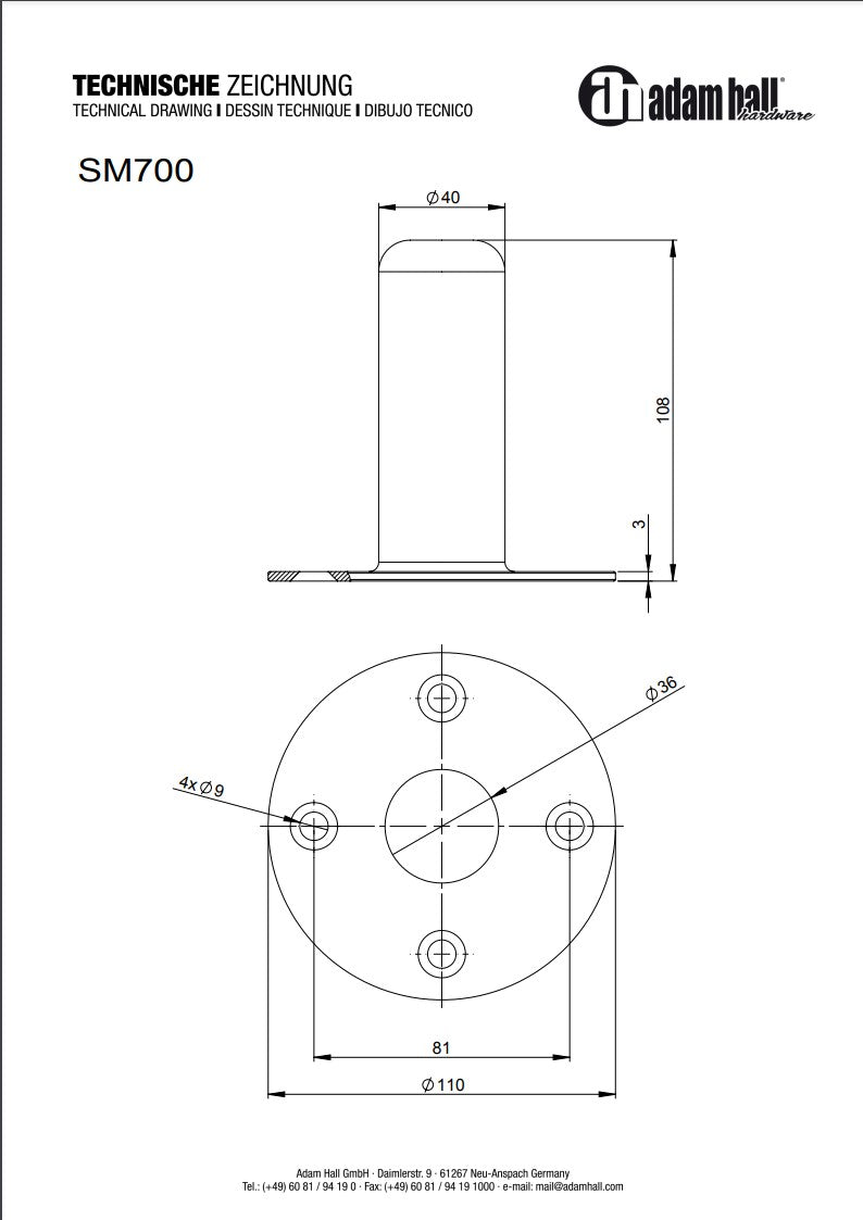 Adamhall SM 700