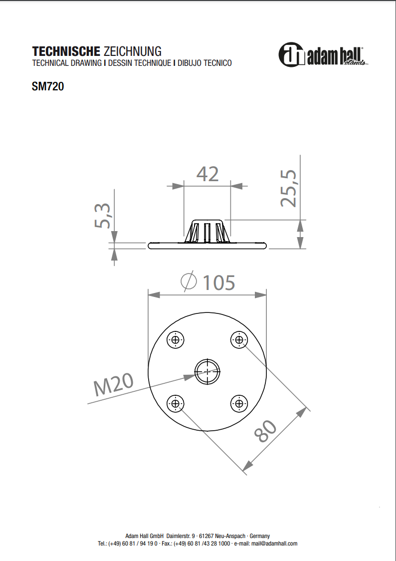 Adamhall SM 720