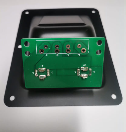 Einbauschale mit Neutrik 4 Pol und pcb Platine